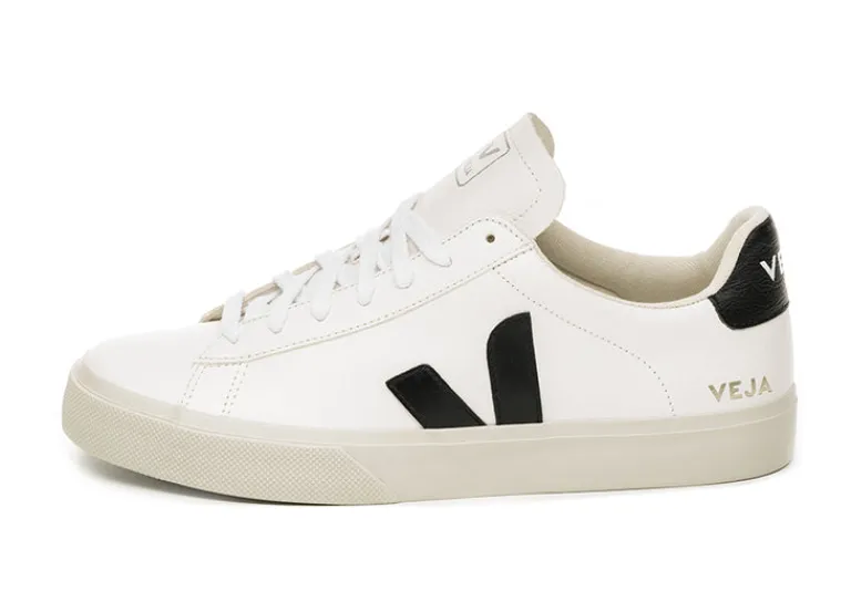 Veja Sneakers Blancs*Campo Chromefree Leather White / Black