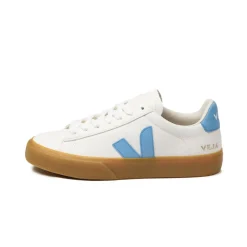 Veja Sneakers Blancs*Campo Chromefree Leather W Extra White / Aqua