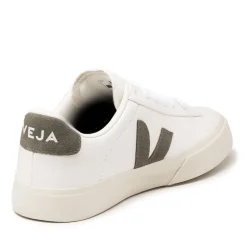 Veja Sneakers Blancs*Campo Chromefree Leather W Extra White / Kaki