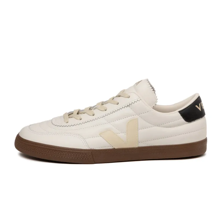 Veja Baskets Décontractées Terrace|Sneakers Blancs*Panenka *O.T. Leather* White / Black / Bark