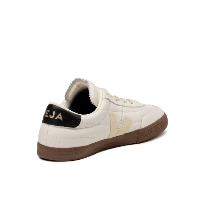 Veja Baskets Décontractées Terrace|Sneakers Blancs*Panenka *O.T. Leather* White / Black / Bark
