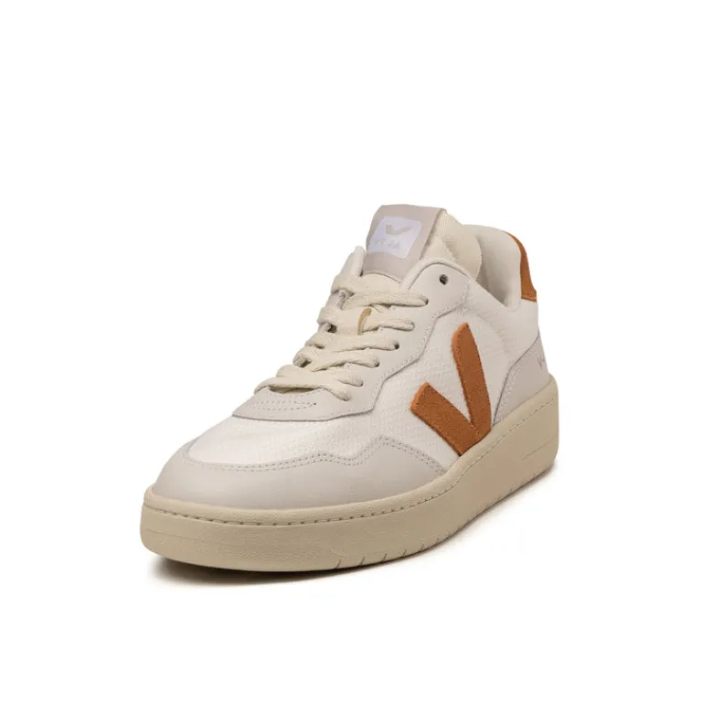Veja Sneakers Blancs*V-90 B-Mesh White / Umber