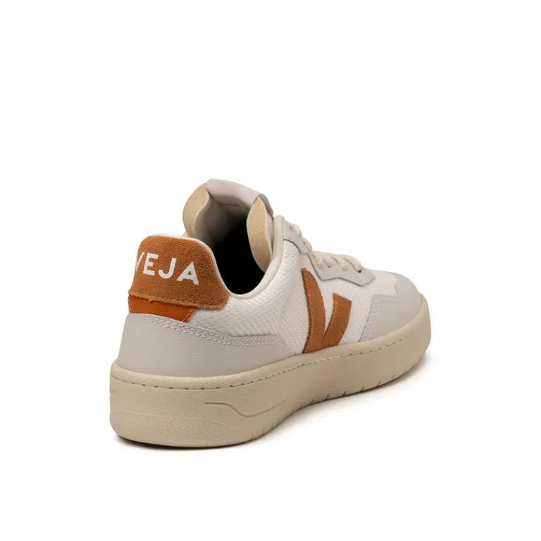 Veja Sneakers Blancs*V-90 B-Mesh White / Umber