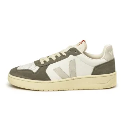 VEJA Sneakers Blancs*V-82 Leather Extra White / Natural Kaki