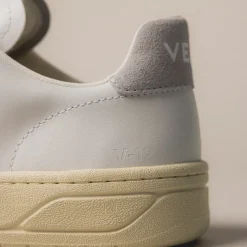 Veja Sneakers Blancs*V-12 Leather Extra White / Light Grey