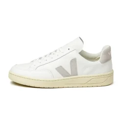 Veja Sneakers Blancs*V-12 Leather Extra White / Light Grey