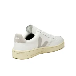Veja Sneakers Blancs*V-12 Leather Extra White / Light Grey