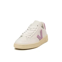 Veja Sneakers Blancs*V-12 Leather W Extra White / Orchid