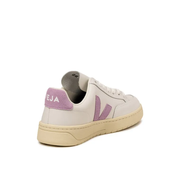 Veja Sneakers Blancs*V-12 Leather W Extra White / Orchid