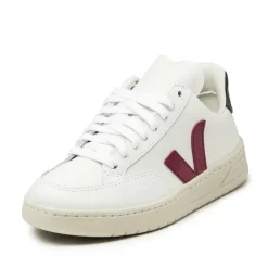 Veja Sneakers Blancs*V-12 Leather W Extra White / Marsala / Nautico
