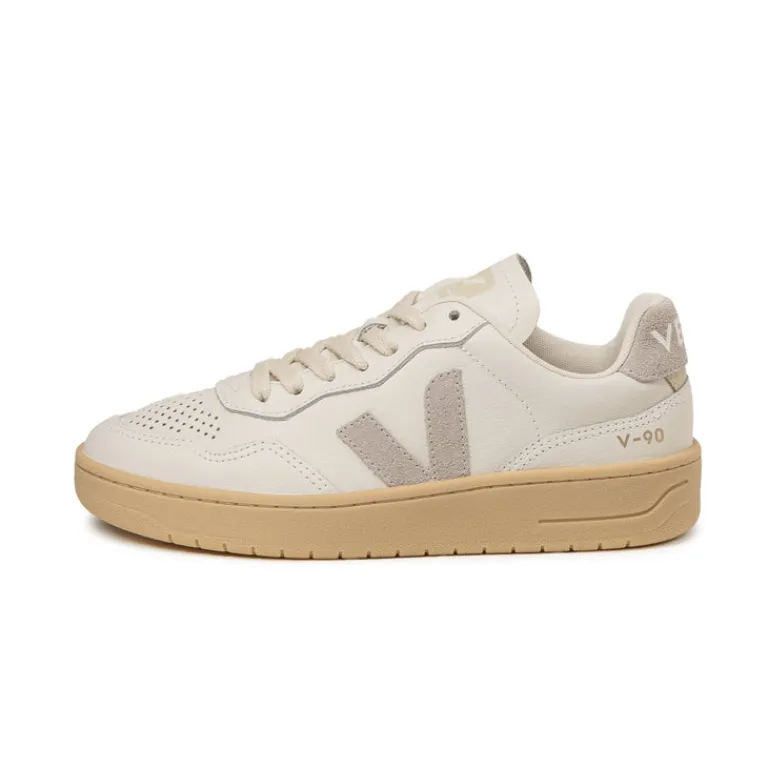 Veja Sneakers Blancs*V-90 O.T. W White / Light Grey / Natural