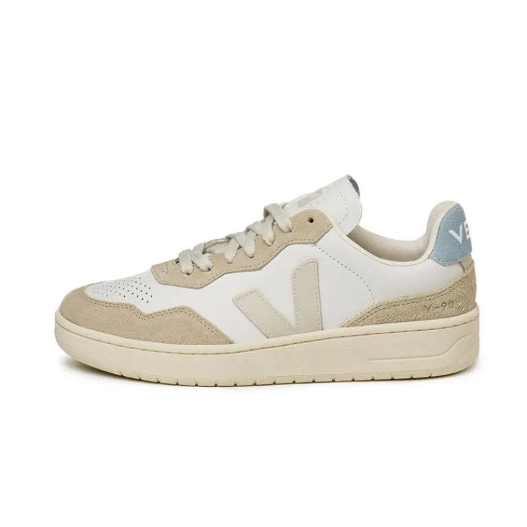 Veja Sneakers Blancs*V-90 W Extra White / Pierre / Steel