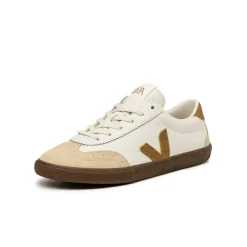 Veja Sneakers Blancs*Volley *O.T. Leather* White / Tent / Bark
