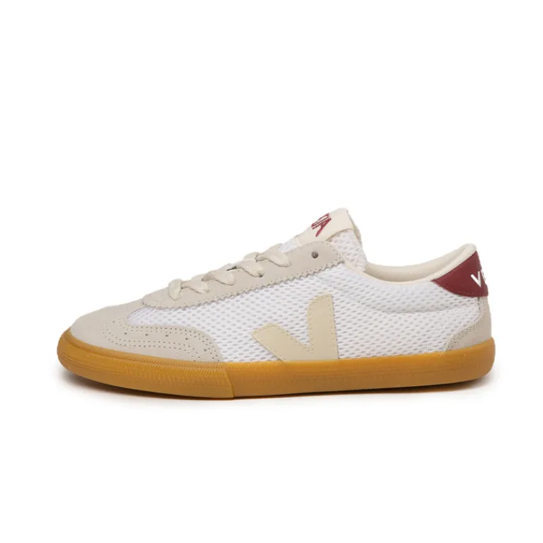 Veja Sneakers Blancs*Volley W *Aircell* Lunar / Pierre / Marsala