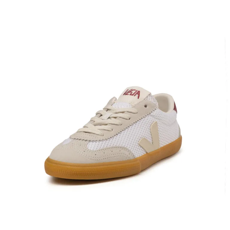 Veja Sneakers Blancs*Volley W *Aircell* Lunar / Pierre / Marsala
