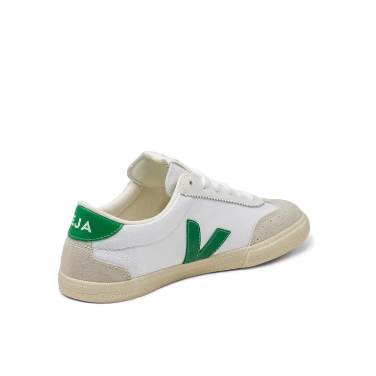 Veja Sneakers Blancs*Volley W *Canvas* White / Emeraude
