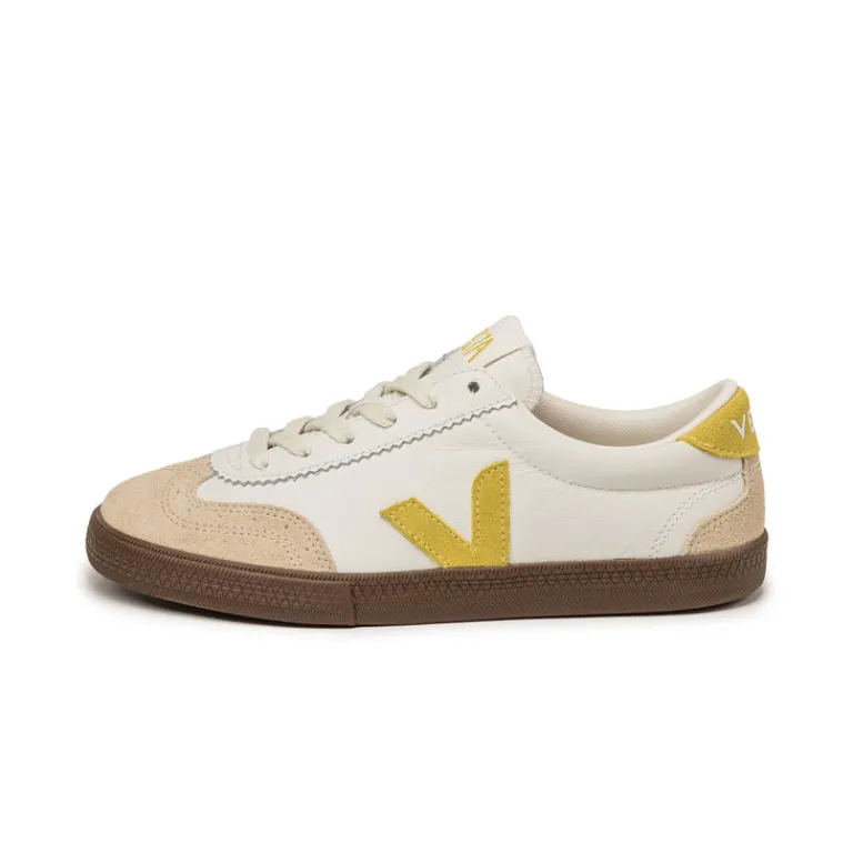 Veja Sneakers Blancs*Volley W *O.T. Leather* White / Liquor / Bark