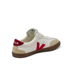 Veja Sneakers Blancs*Volley W *O.T. Leather* White / Pekin / Bark