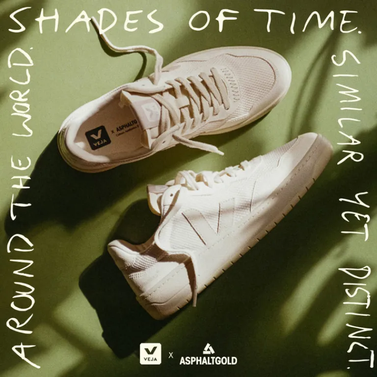Veja Sneakers Blancs*x Asphaltgold V-90 Shades of Time