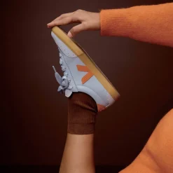 Veja Sneakers En Cuir*x Make My Lemonade Volley O.T. W Steel / Pumpkin