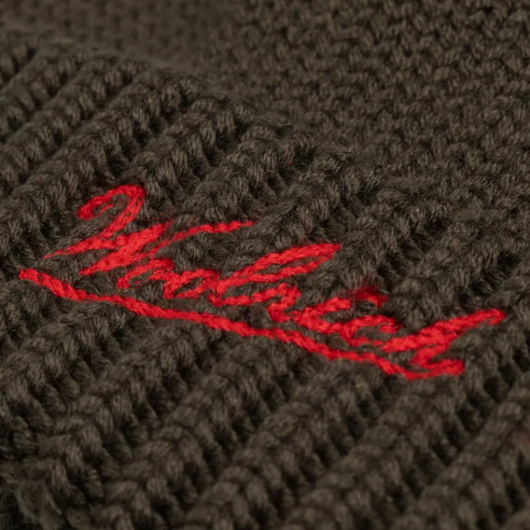 Woolrich Alle Anzeigen|Beanies*Merino Wool Logo Beanie Dark Green