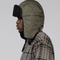 Woolrich Alle Anzeigen*Quilted Trapper Hat Dark Green