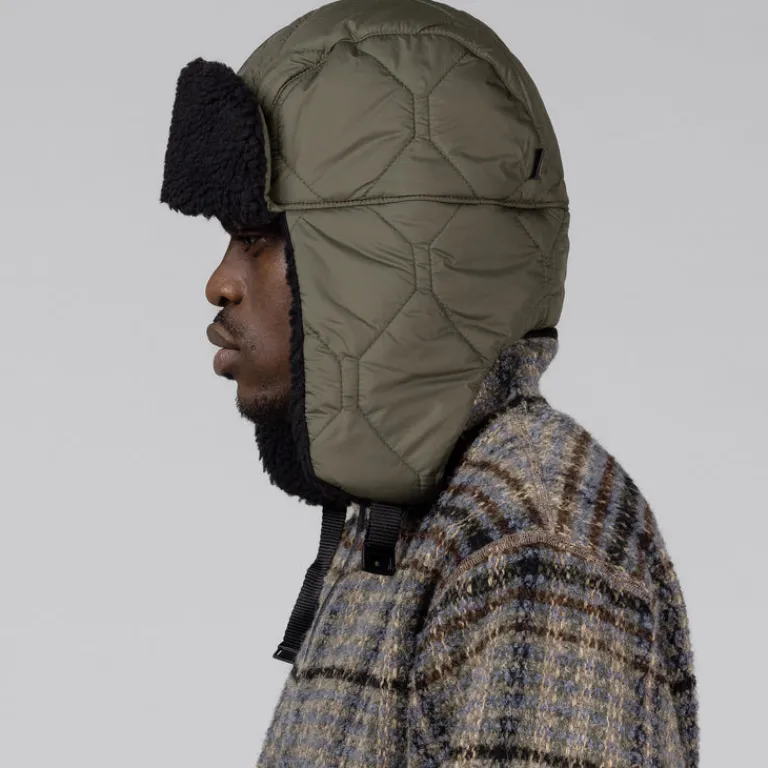 Woolrich Alle Anzeigen*Quilted Trapper Hat Dark Green